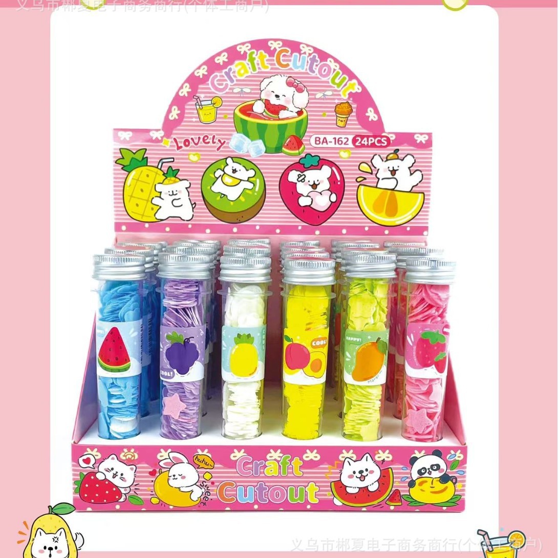 Cute Cartoon Shape Colorful Soap Flakes Creative Disposable Hand Washing Flakes Fun Portable Student Soap Flakes