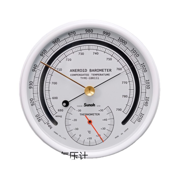 Japan Sunch Three Kings Wide Range High Precision Liquidless Barometer Type-Sbr575 Model