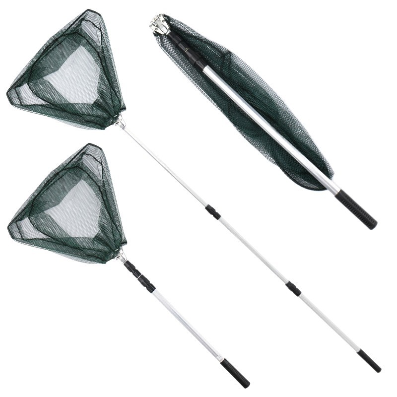Integrated Aluminum Alloy Triangular Folding Fishing Net, Net Head Fishing Gear, Fishing Net Wholesale