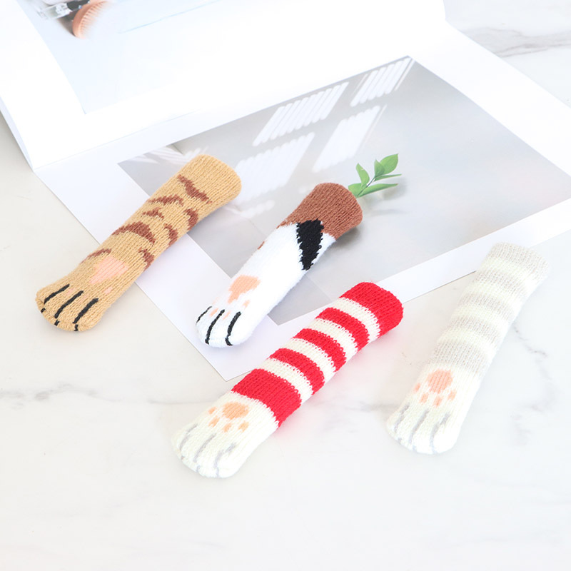 Door handle floret protective cover unit door entry door window handle anti-knock bedroom door lock pad cat claw stripes