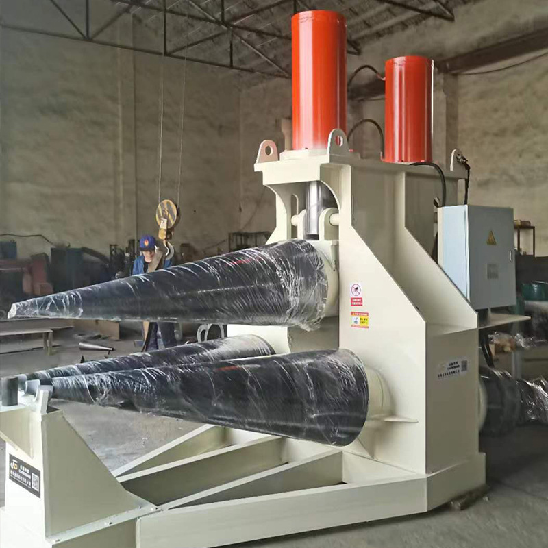 Roll Cone Machine 18mm Cone Rolling Machine Manufacturer Horn Mouth Rounding Machine Titanium Plate Hydraulic Cone Rolling Machine Cross-Border