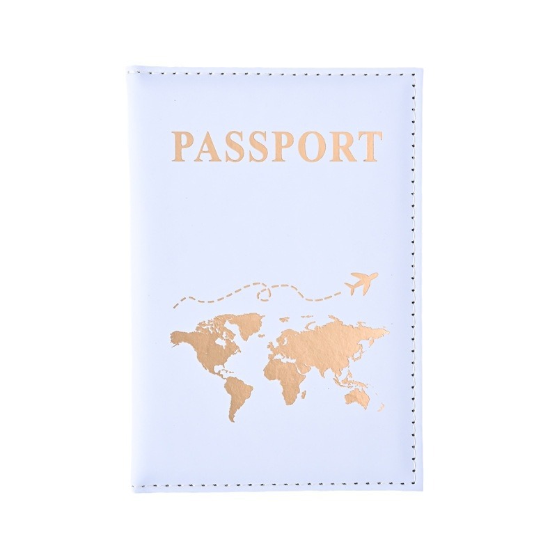2023 Cross-border Explosions Plain Skin Sense PU Passport Protective Cover Passport Holder Ticket Holder Passport in stock Factory Outlet