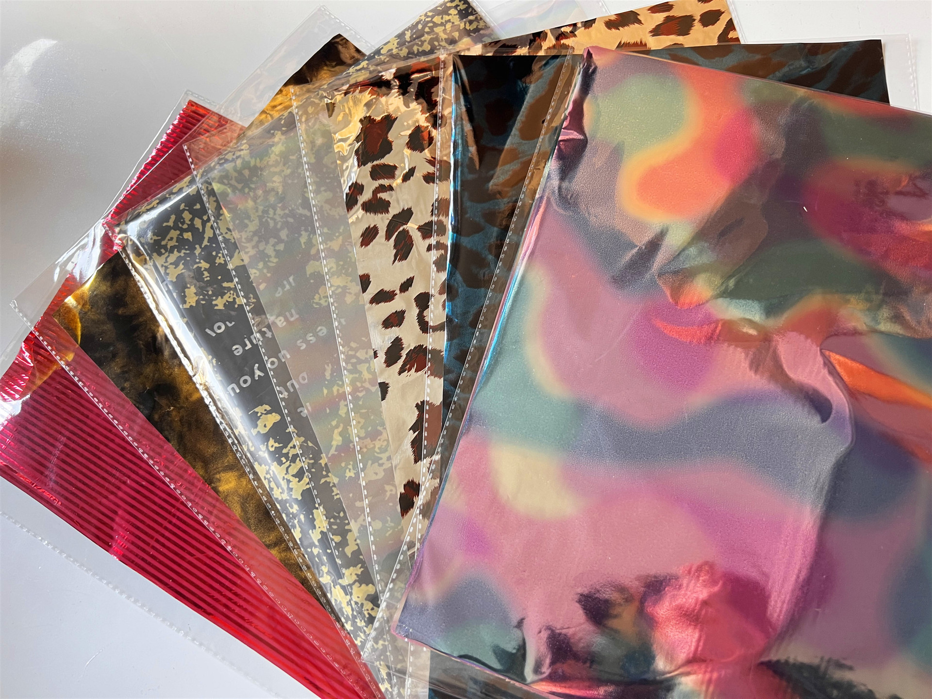 DIYA4 gold paper colorful pattern and other digital non-plate printing transfer film toner transfer using hot stamping paper