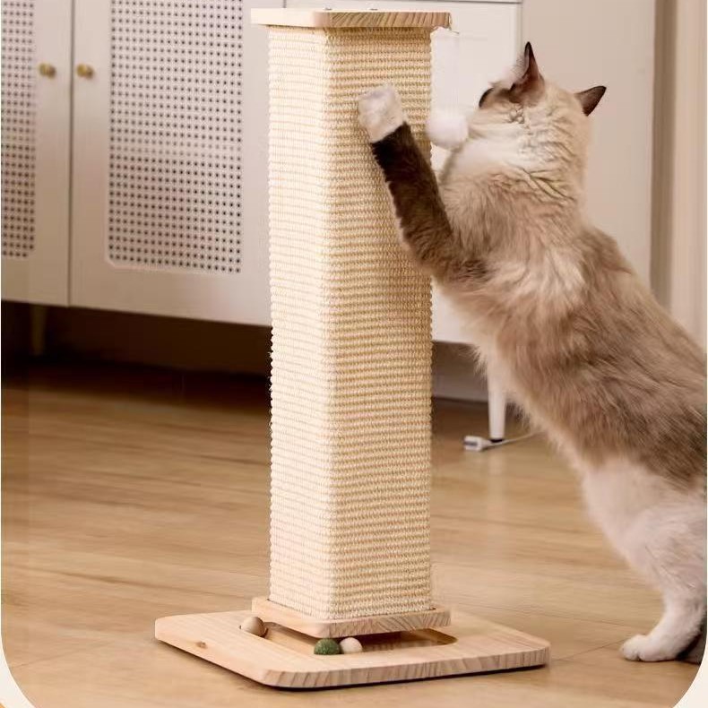 Large Cat Climbing Rack Cat Scratch Board Vertical Integrated Cat Rack Four Seasons Universal Sisal Cat Scratch Column Cat Nest Cat Supplies