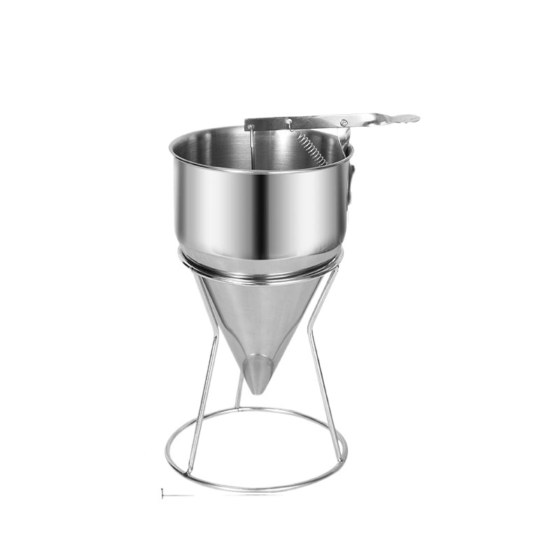 Tools Small Ball Making Funnel Set Corn Cake Octopus Cake Octopus Funnel Stainless Steel Tools Fish Ball Wheel