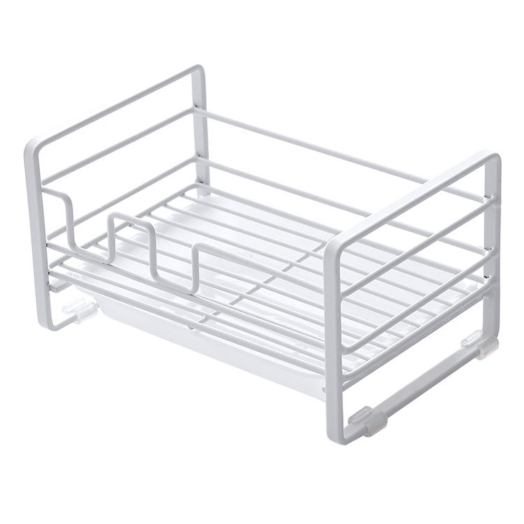 Manufacturer Customized Iron Sponge Drain Storage Rack Kitchen Storage Rack Household Sink Countertop Cleaning Rag Rack