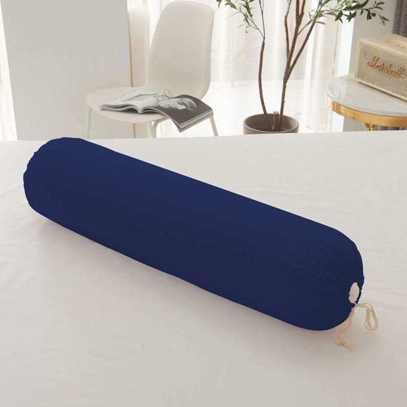 Solid Color Long Pillowcase Long Pillowcase Round Pillowcase Single Solid Color Cylindrical Pillowcase Cross-Border Dropshipping