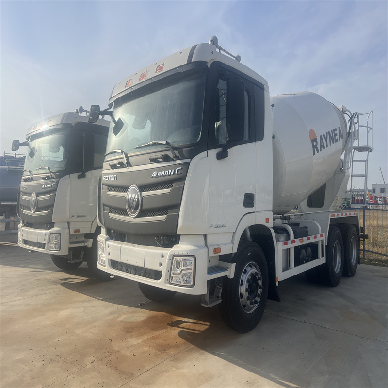 Подержанный цементовоз Foton Shacman Howo, 12 куб. м, бетонный миксер, грузовик с правым рулем, самосвал