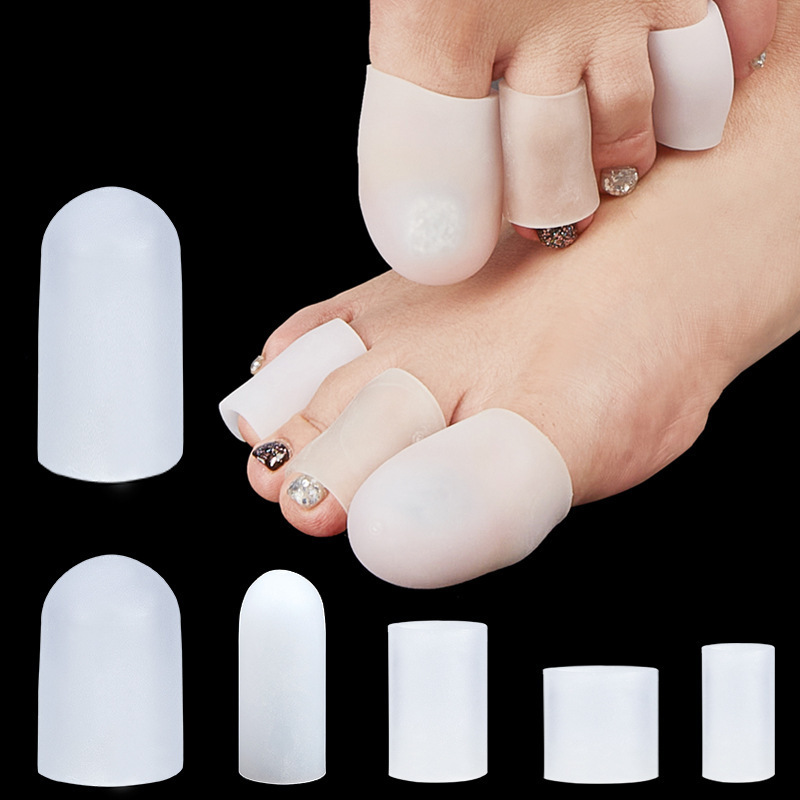 Silicone Thumb Care Cover Care Corns Toe Finger Protective Cover Big Toe Valgus Overlapping Finger Protective Cover