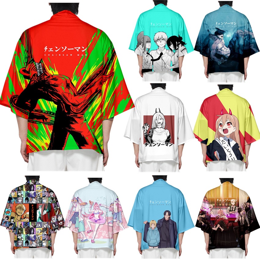 Косplay кимоно с 3D цифровой печатью, накидка для ролевых игр, оптовая продажа