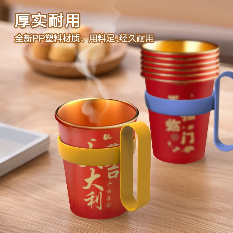 Портативная крышка для стаканов, подставка для стаканов, утолщенный материал, корригированная термосистема, оптовая продажа