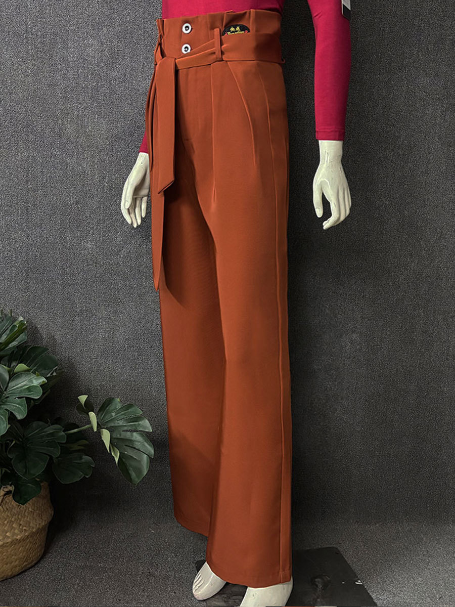 Latin Dance Bloomers Modern Dance Ballroom Dance Performance Square Dance Straight Slimming Dance Practice Pants