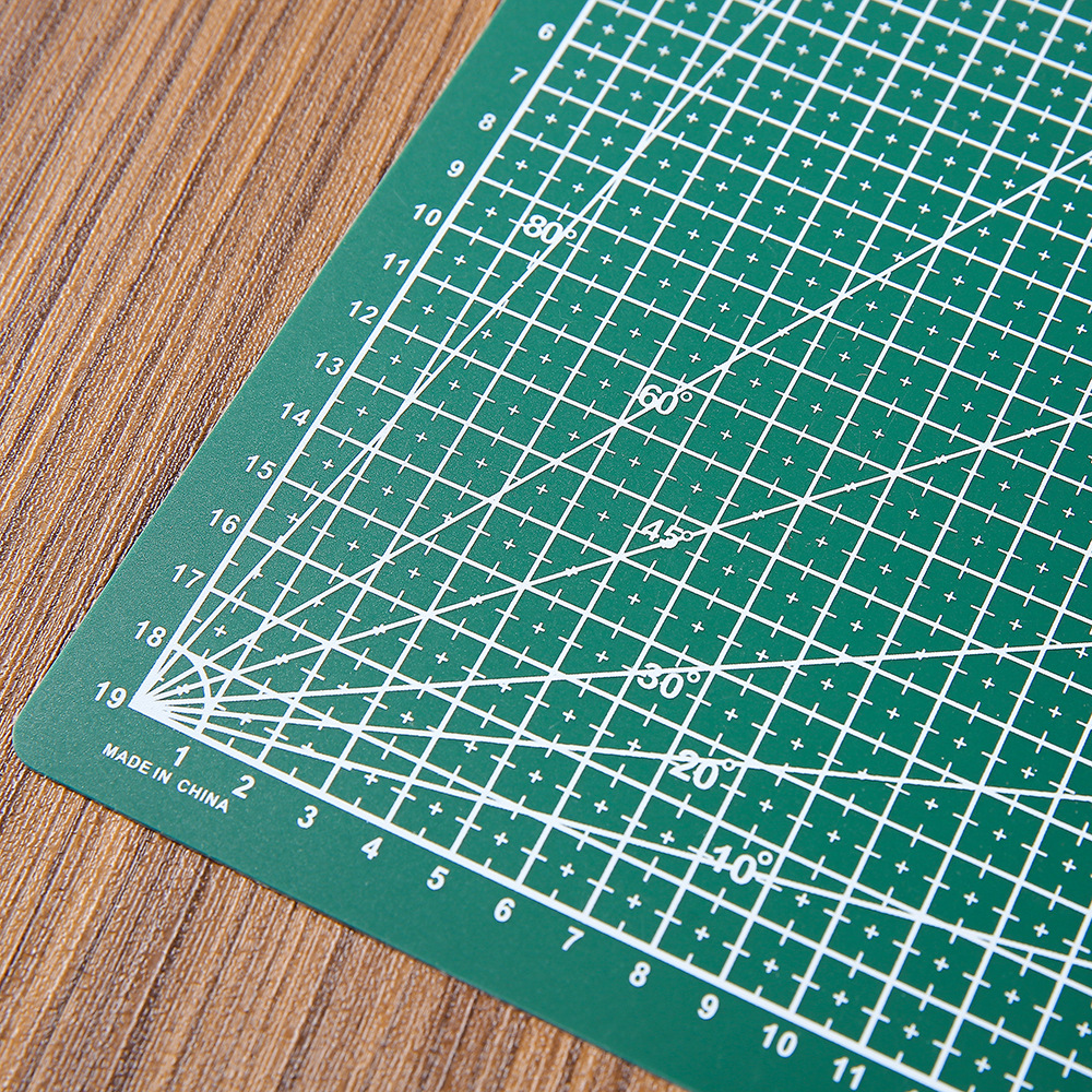 Cutting pad A4 art engraving board ruler plastic cutting board scale board examination special stationery span