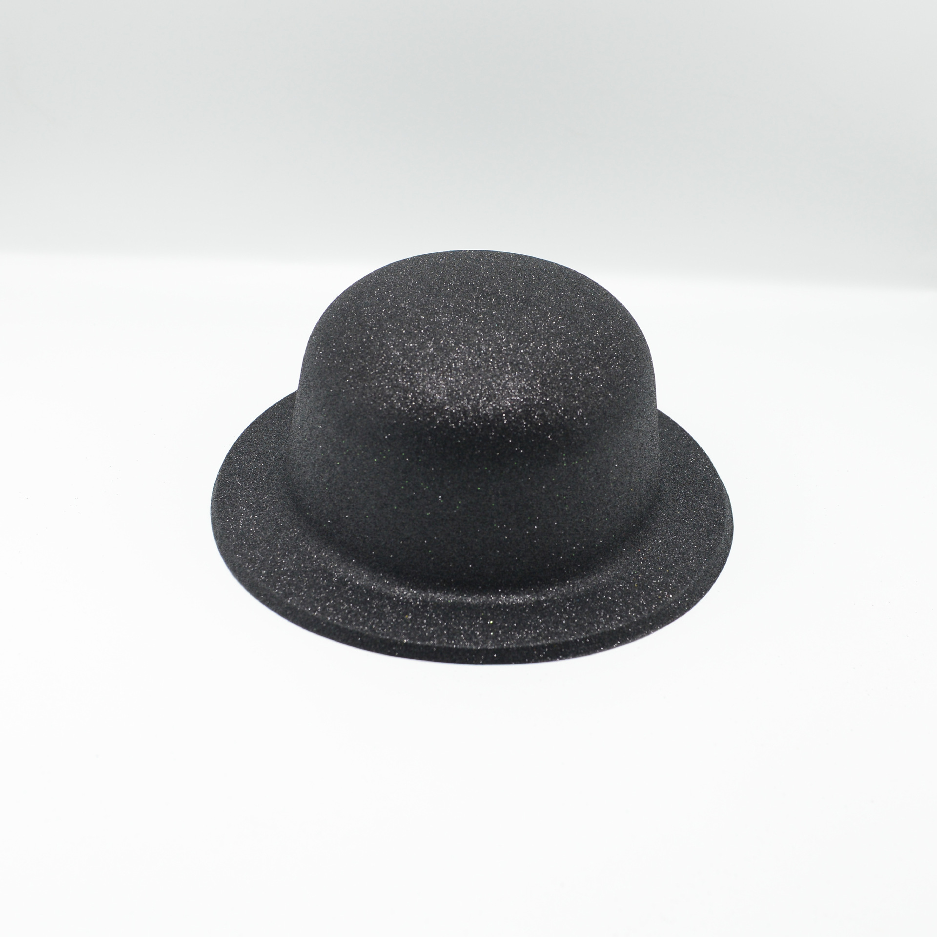 Pvc Plastic Blister Cap Gold Powder Round Cap Party Dress-Up Cap Party Prom Performance Cap Magic Hat Magic Props