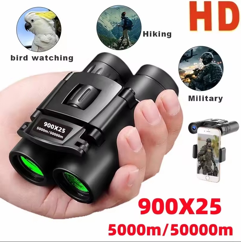 прямые поставки с завода 900X25 бинокли высокое увеличение Hd ночное видение на открытом воздухе путешествия мобильный телефон концерт кросс-бордер