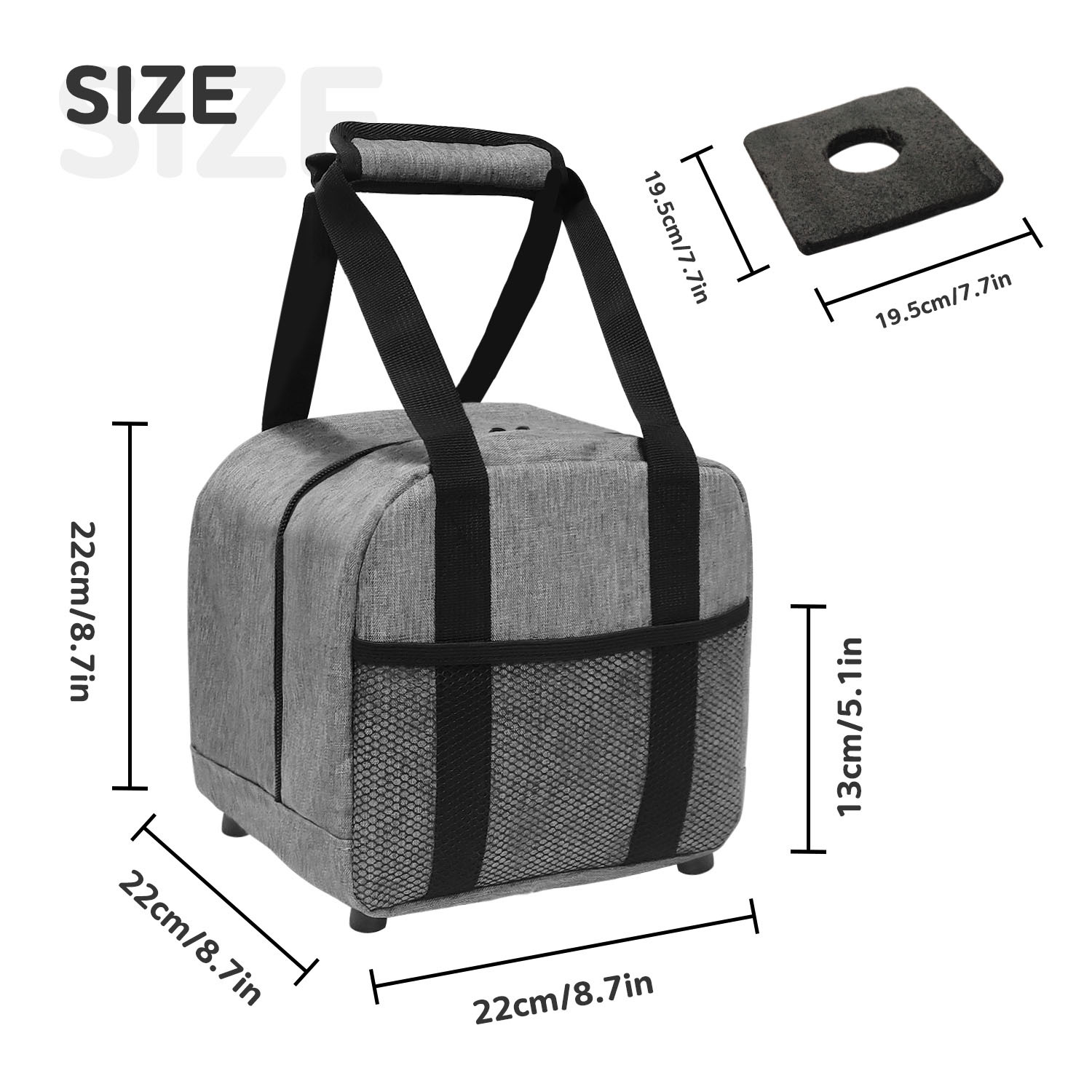 There are safety protection pads in the in stock of the store. Single bowling bag Bowling Ball Bag
