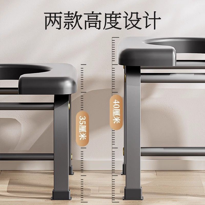 Portable Toilet Seat for Pregnant Women and Elderly, Home Use Squat to Sitting Toilet Chair