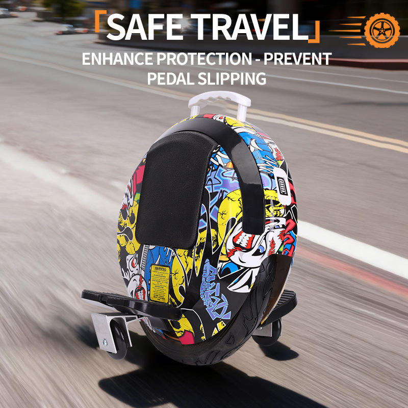 Cross-Border Smart Electric Unicycle Adult Unicycle One-Wheel Work Standing Riding Bluetooth Music Scooter