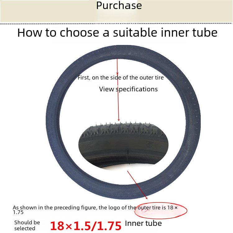 Huili City Mountain Bike Inner Tube 20/24/26x 1.51.75/1.95/2.125 Meizui Baby Car Tire