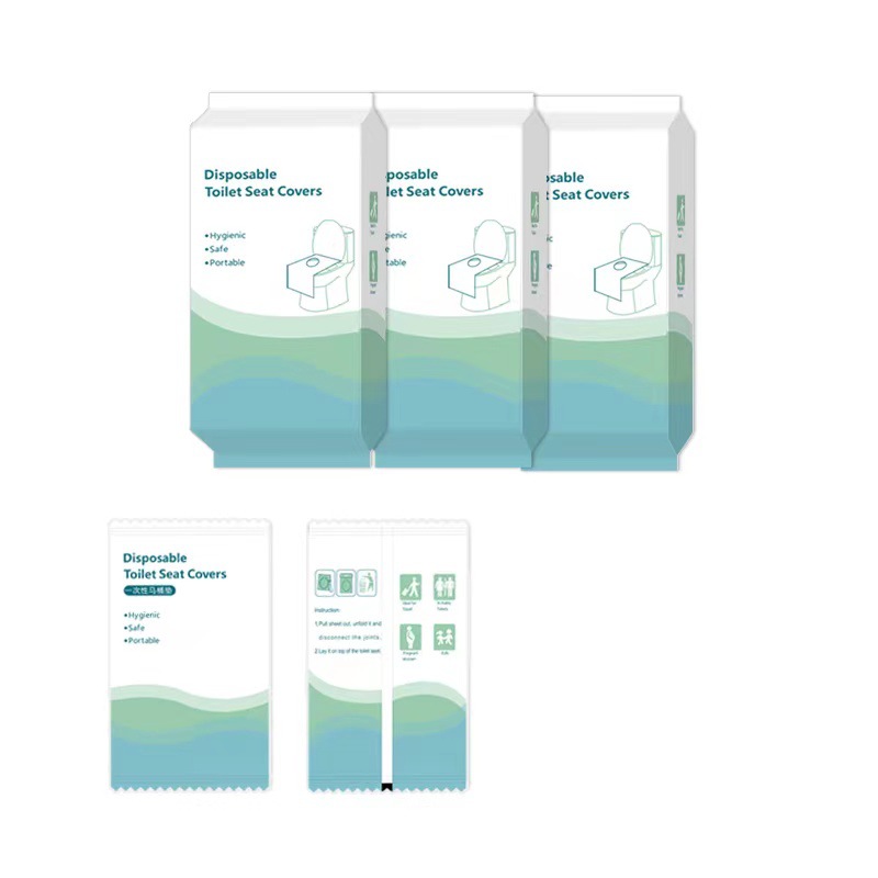 Disposable toilet mat lengthened outdoor travel hotel maternity travel supplies paste toilet cushion paper