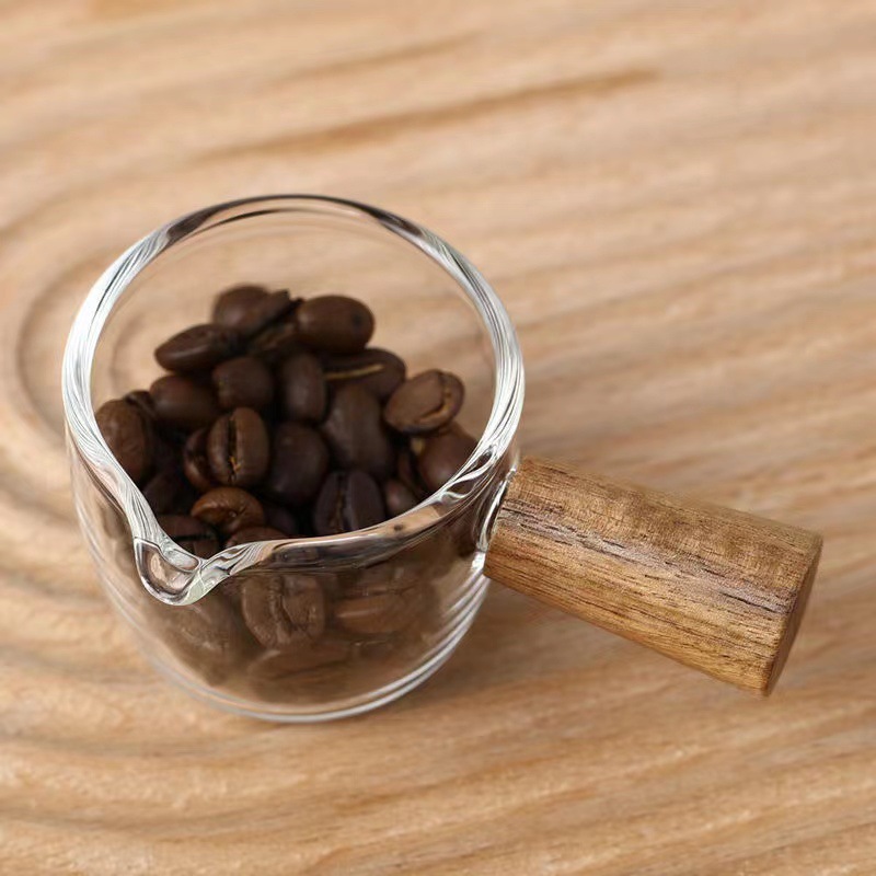 Креативный молочник с деревянной ручкой, маленький молочник, соусница, мини-блюдо для приправ, кофейный инструмент