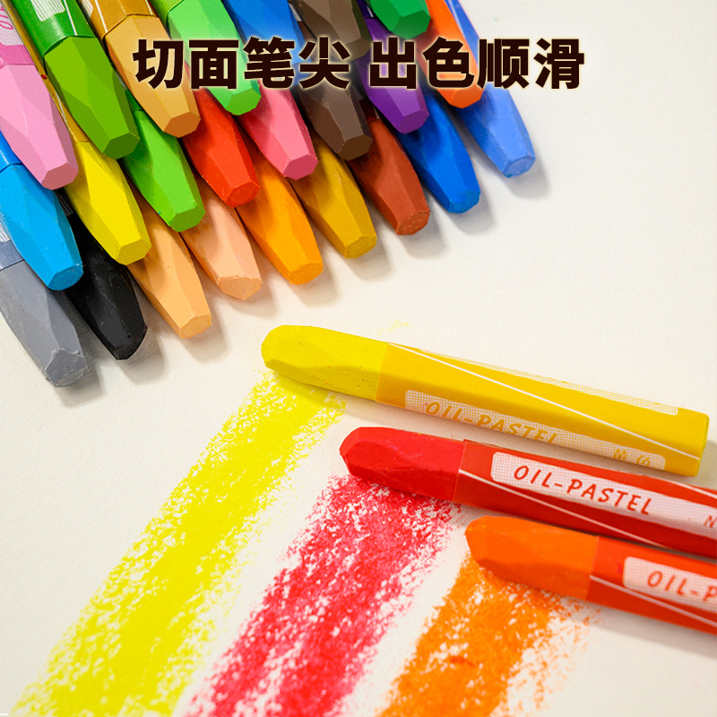 High-Quality Hongyao Environmentally Friendly Coloring 36-Color Hexagonal Oil Pastels Washable Painted Brushes Art Kidsren's Crayons