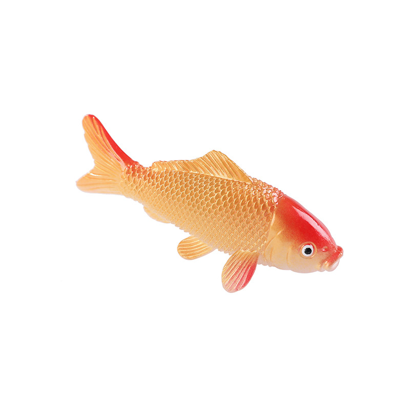 5.5cm simulation koi model goldfish keychain ornamental fish aquarium decoration supplies running water scene ornaments