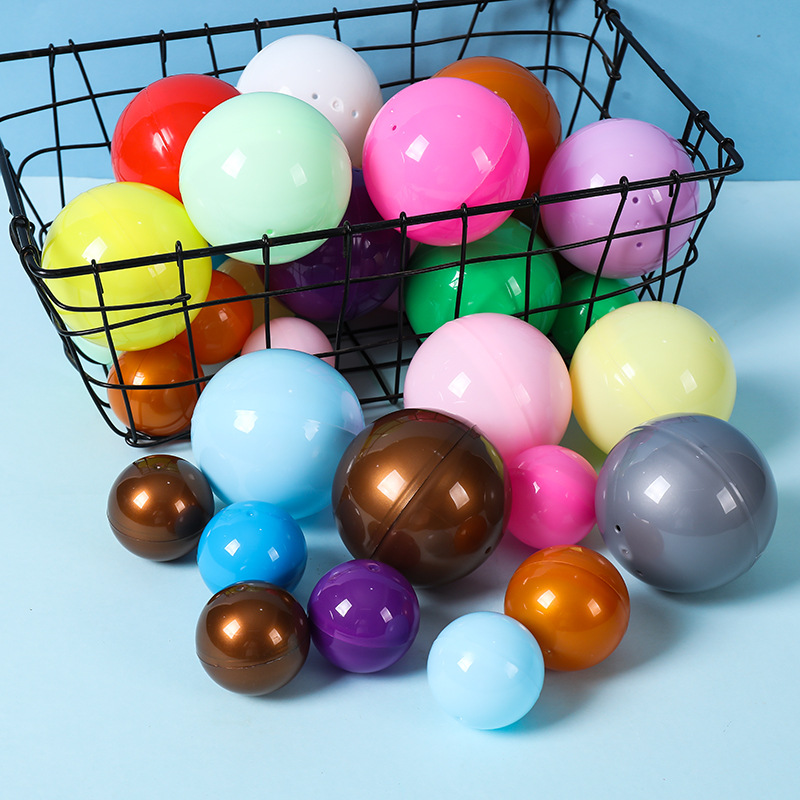 Factory Wholesale Gashapon Toys Transparent Gashapon Shell Gashapon Machine Special Colorful Gashapon Ball Plastic Pp Ball Gift Ball