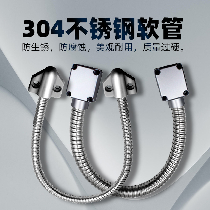 Access control over-wire protector over-wire protector stainless steel threading tube network wire protective tube metal spring concealed over