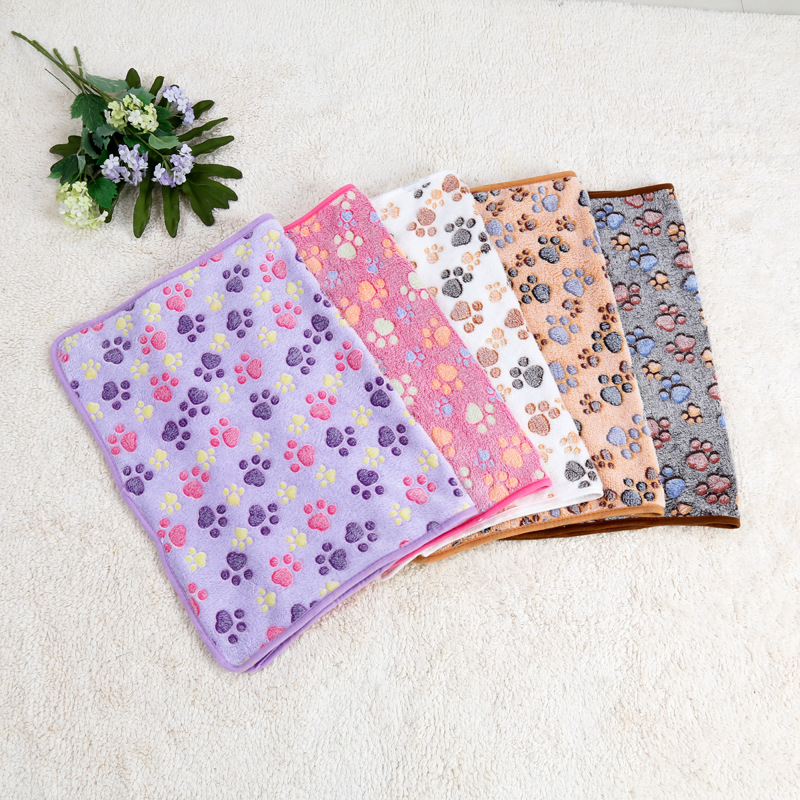 Pet Cross-Border Popular Autumn and Winter Blankets Bite-Resistant Washable Custom Nest Mats Coral Velvet Popular Cat Warm Wholesale