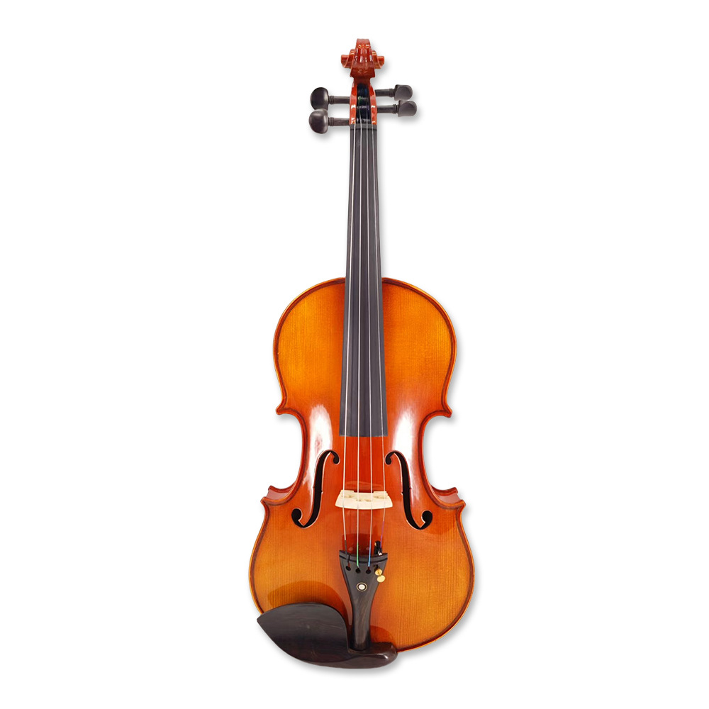 High-End Violin 4/4 Tiger Pattern Box Violin for Adults and Kidsren Entry-Level Student Grade Examination Violin Push