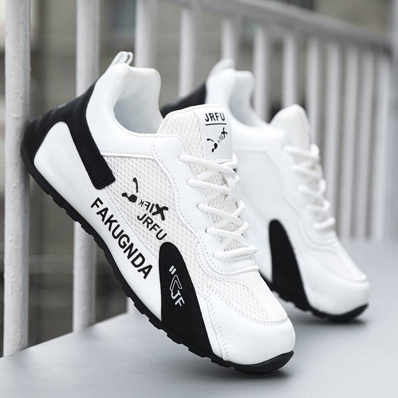 2024 Autumn and Winter New Men's Shoes Leather Sports Casual Shoes Soft Sole Lightweight Torre Shoes Korean Style All-match Travel Shoes for Men