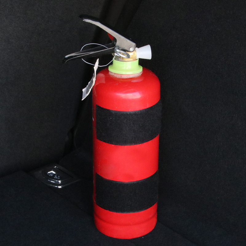 Car-Mounted Fire Extinguisher Strap, Car Trunk Bracket Velcro, 2 Long and 2 Short Universal