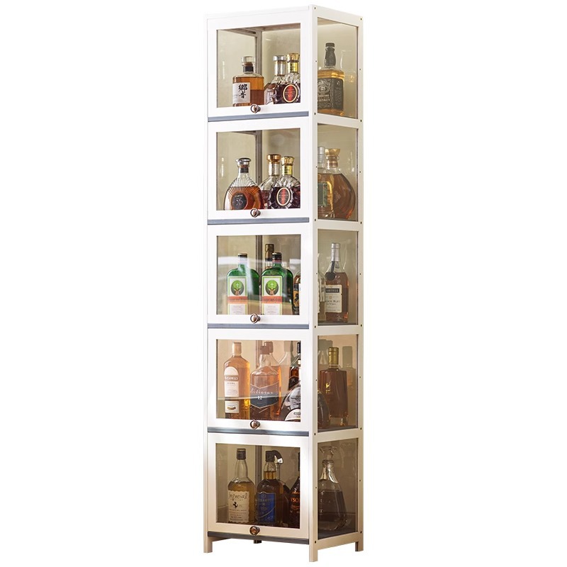 Living Room Wine Cabinet Wall Storage Cabinet Display Advanced Sense Integrated Cabinet Wine Display Cabinet Small Display Cabinet Home Wall