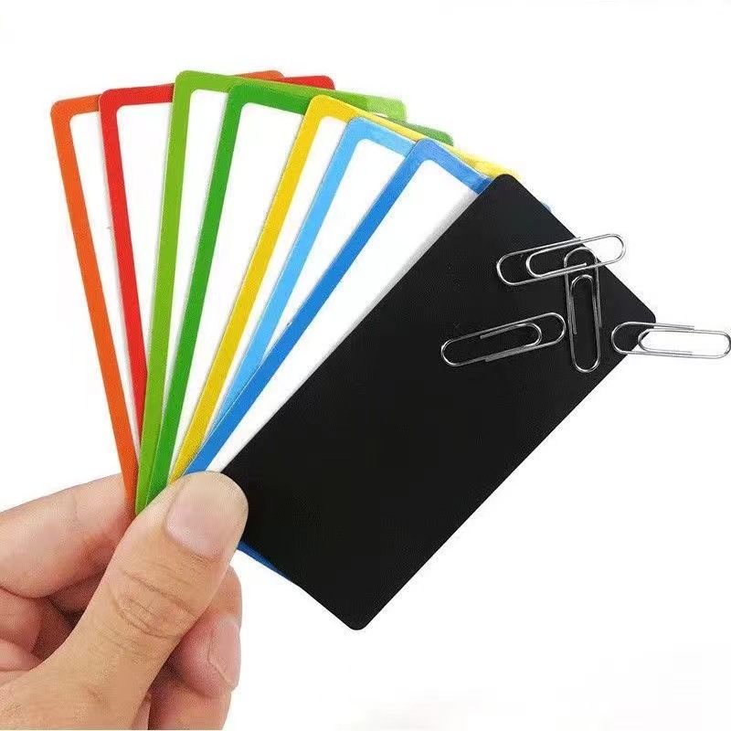 Label Magnetic Sticker Self-adhesive Name Sticker Shelf Office Home Repetitive Writing Magnetic Refrigerator Sticker Whiteboard Sticker