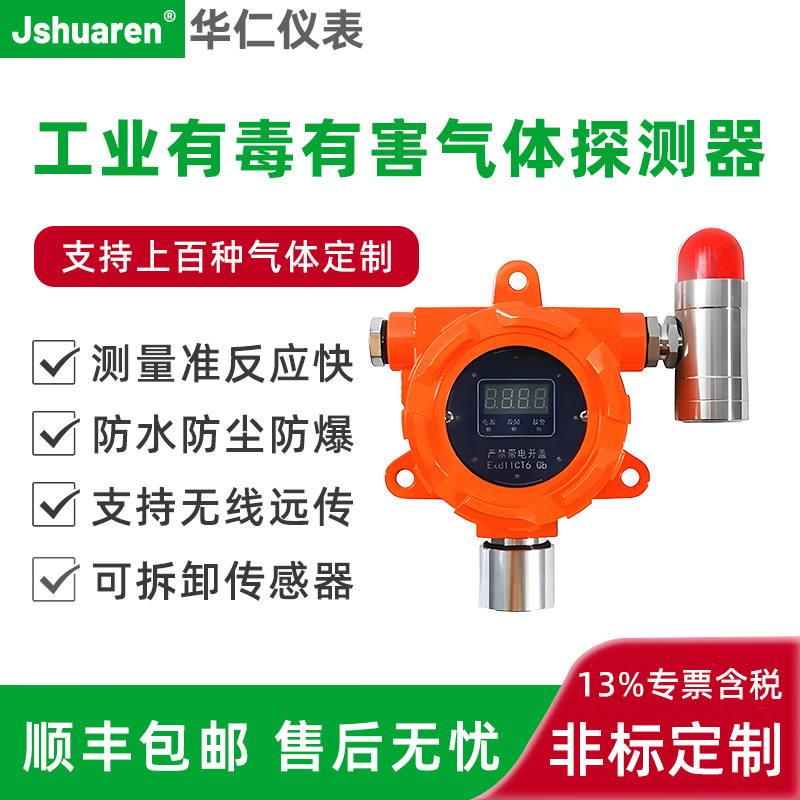 Промышленный взрывозащищенный стационарный сигнализатор газа, детектор утечек хлора и аммиака