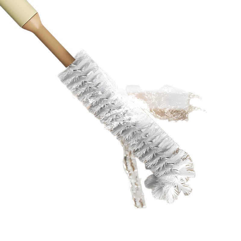 Long-Handled Cleaning Brush for Blender, Cup Brush with Hard Bristles, Kitchen-Specific Soy Milk Machine Cleaning Brush, Cup Cleaning Tool
