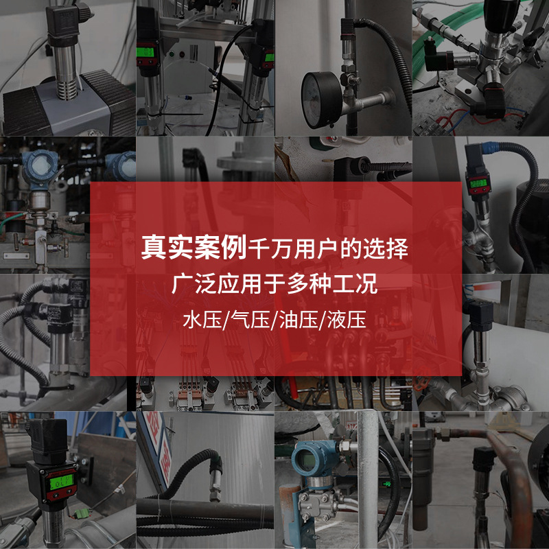 Leif High-Precision Liquid Gas Pressure Transmitter High Temperature Resistant Digital Display Explosion-Proof Intelligent Pressure Sensor