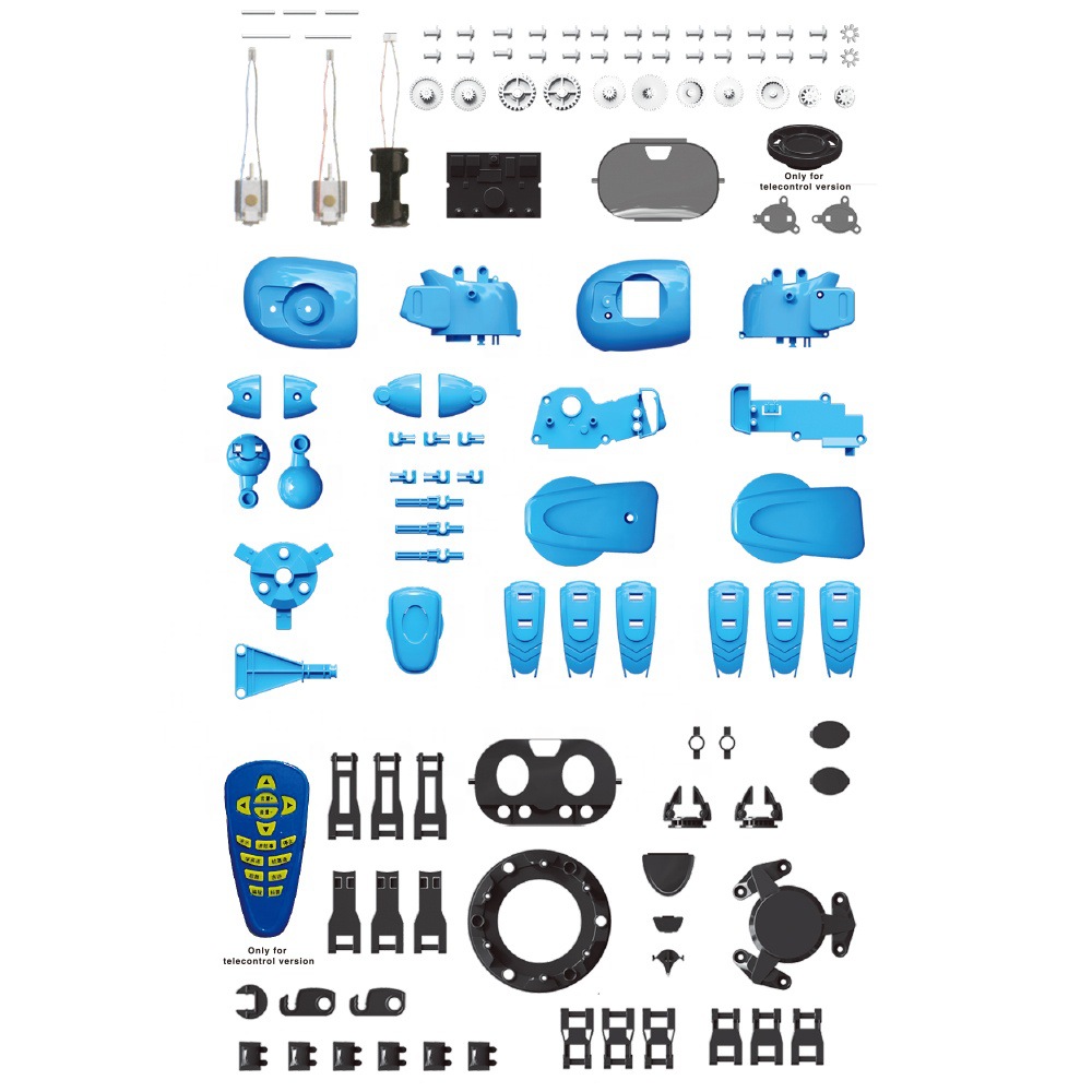 Cross-Border Assembled Electric Robot Educational Technology DIY Scientific Experiment Toy Robot Model 7-12 Years Old