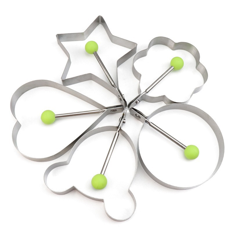 Stainless Steel Kitchen Omelette DIY Model Omelette Heart Mold Rice Ball Creative Abrasive Factory Direct Sale