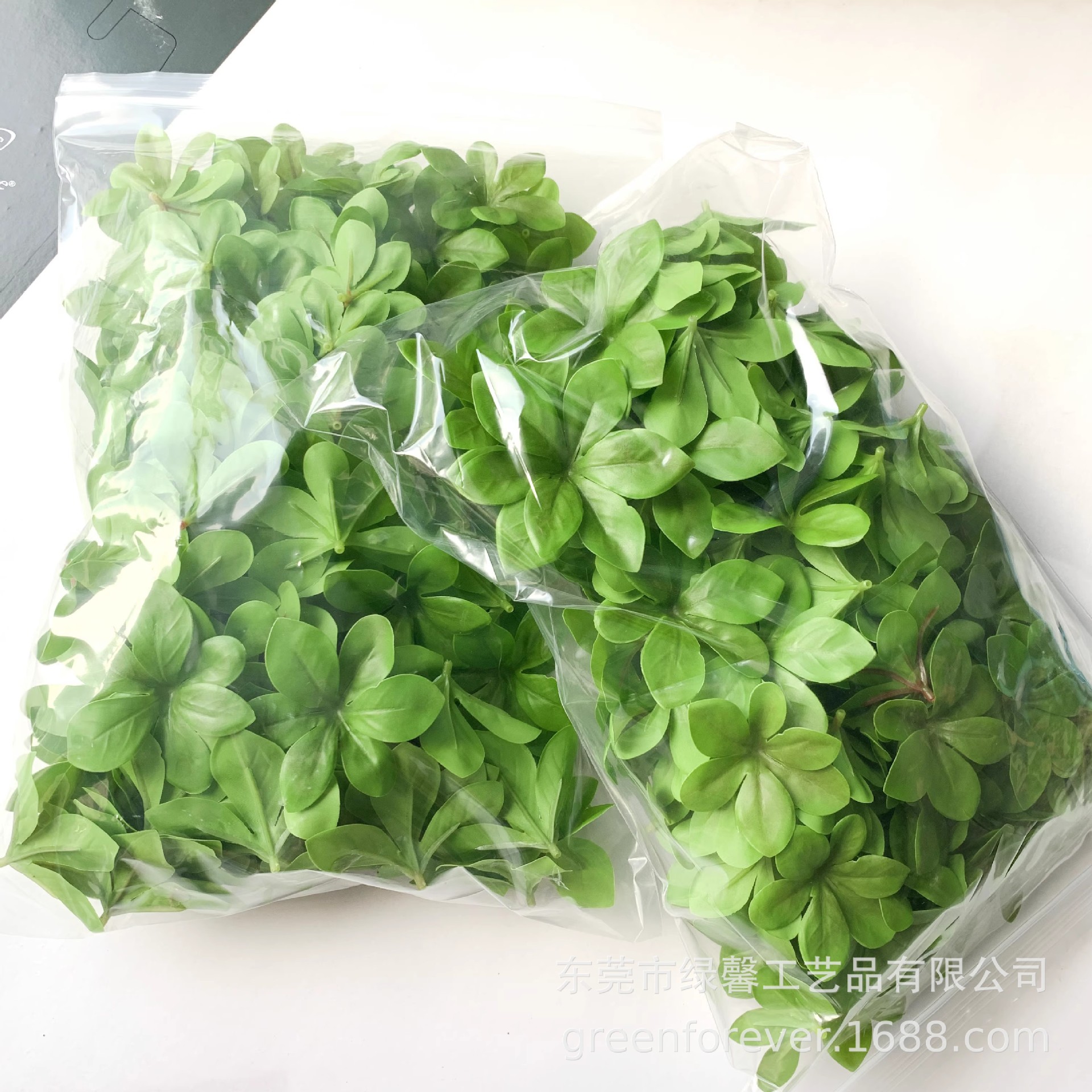 Simulation of hanging clock leaf high-quality feel multi-leaf soft-fitting simulation of horse drunken wood leaf trees for new single leaf