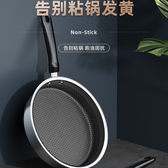 Сковорода из нержавеющей стали, для стейков, сковорода для блинов, антипригарная, для домашних индукционных плит и газовых плит