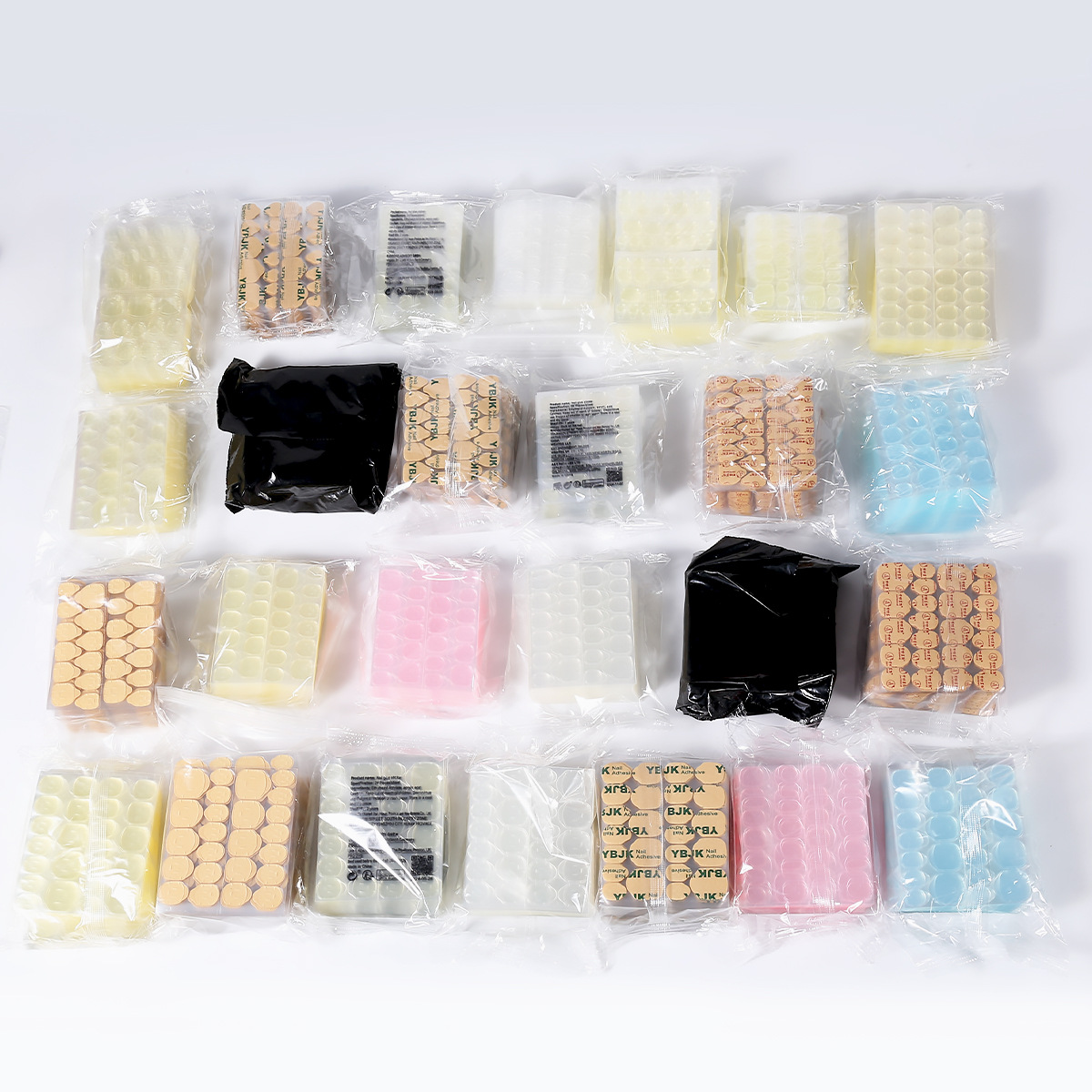 Ultra-Thin Wearable Nail Jelly Glue Upgraded Adhesive Nail Jelly Glue Waterproof Long-Lasting Double-Sided Tape for Wearable Nails