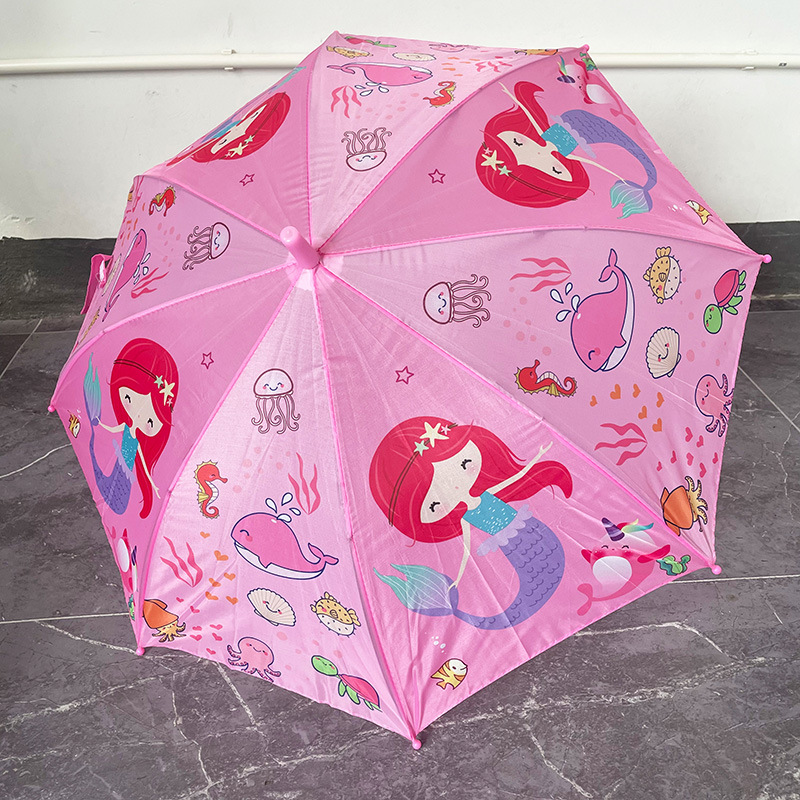 Детский зонт с мультяшным рисунком, автоматический, для туристов