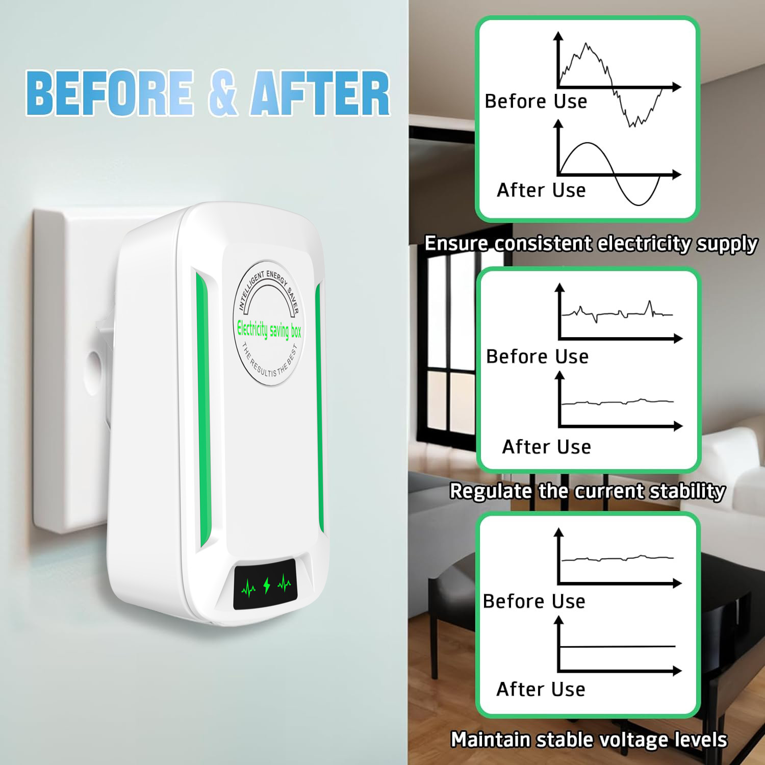 Power Saving King Electrical Appliances Home Power Saving King Power Saving Bao Electric Long Official Voltage Regulator Cross-Border Southeast Asian Shopee