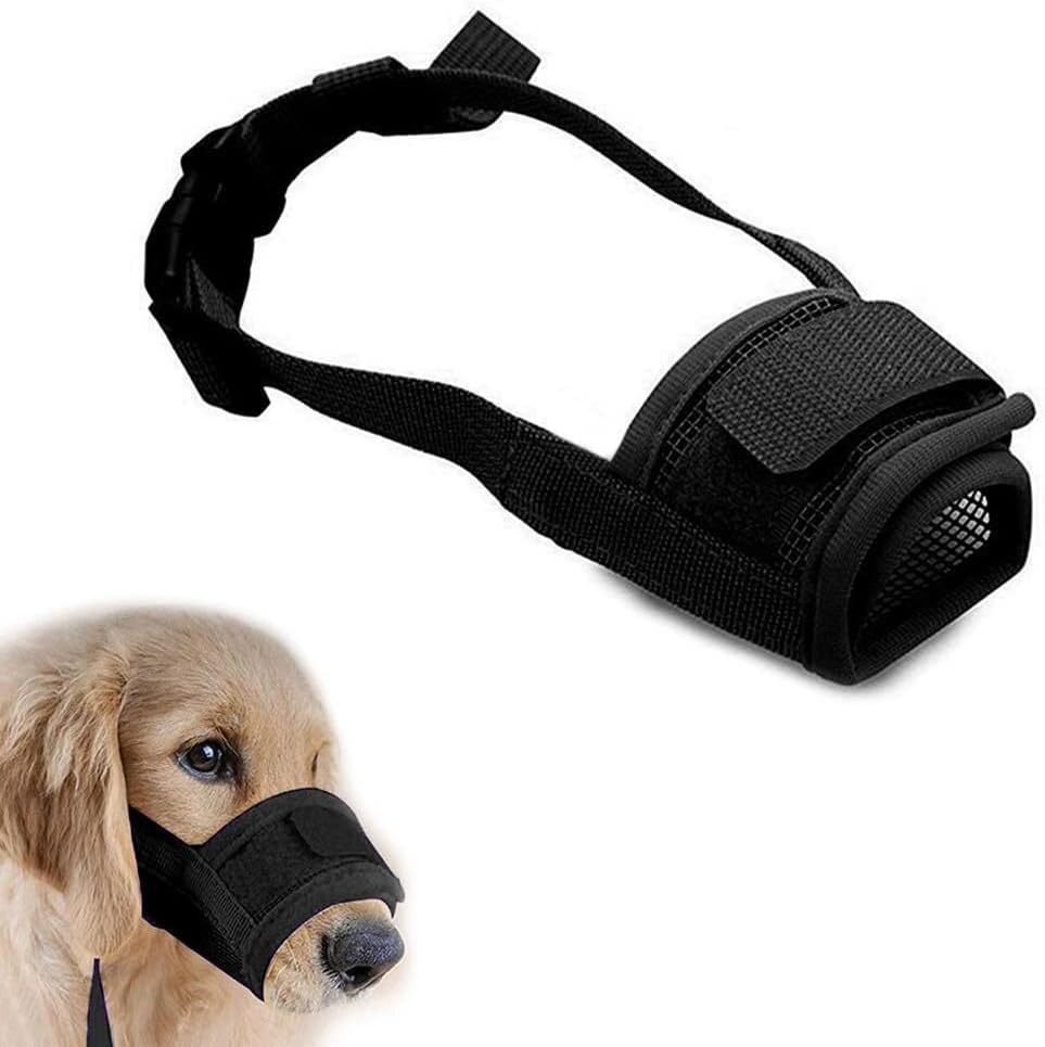 Hipping Pet Dog Mouth Cover Anti-bite Anti-barking Dog Mask Adjustable Size Dog Training Pet Supplies Drink Water