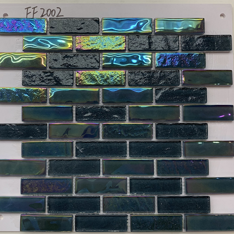 Multi-Specification Crystal Glass Series Mosaic Tiles Swimming Pool Hotel Pool Villa Landscape Pool Fish Pond Waterproof