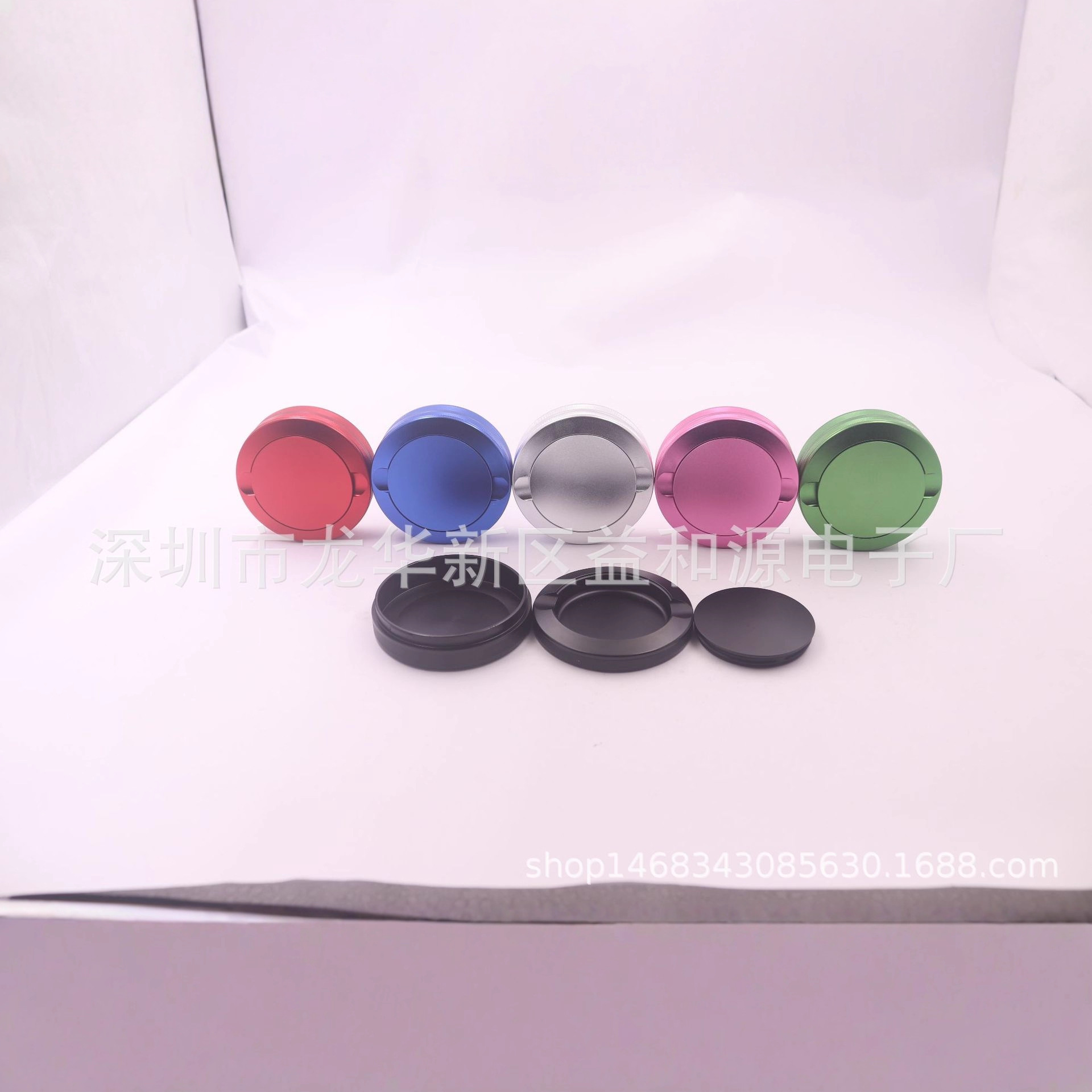 Amazon's Best-Selling 72mm 3-Layer Side Knurled Aluminum Alloy Snuff Box Threaded Model