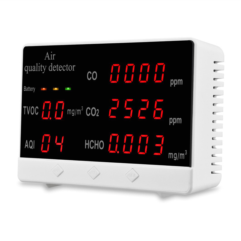 Co2 Carbon Dioxide Detector Tvoc Carbon Monoxide Air Quality Detector Formaldehyde Detector