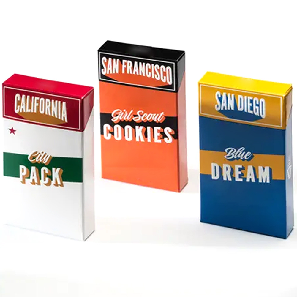 Wholesale Trendy Fashion White Card Cost-Effective Flip-Top Integrated Cigarette Case Fashion Cross-Border Graffiti Style Paper Cigarette Case Customization